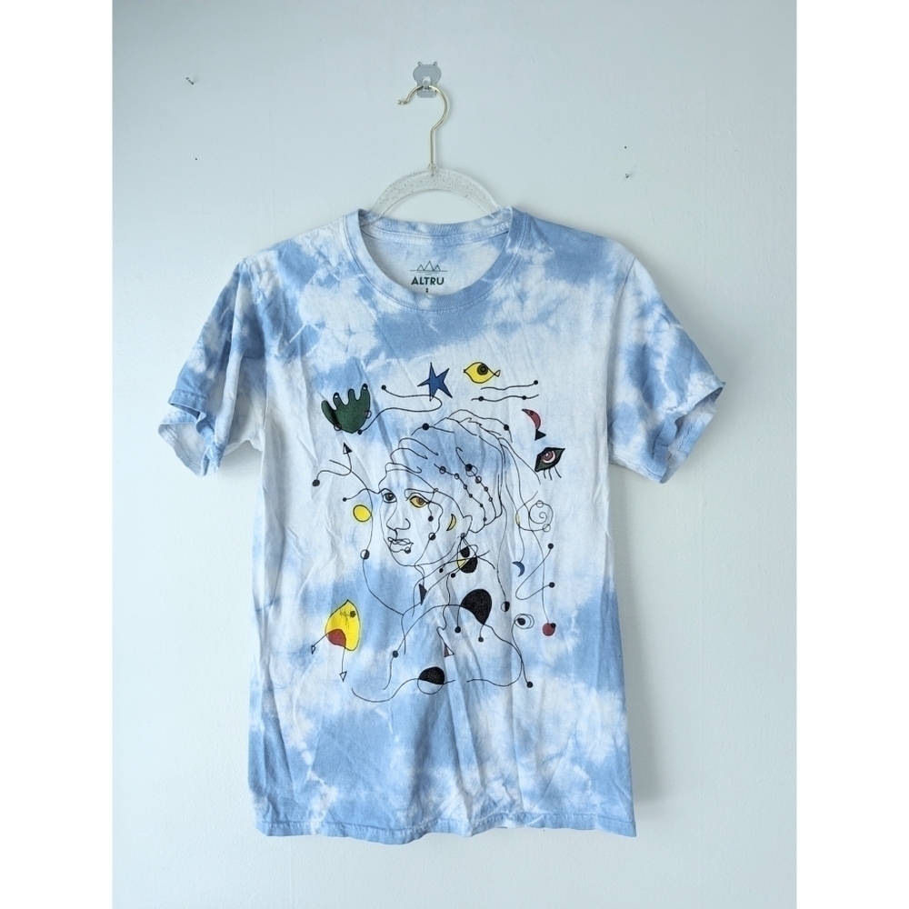 Altru Girl with the Pearl Earring Tie Dye T-shirt Size Small